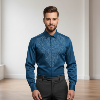 Premium Solid Designer Shirt – Tailored Comfort Fit