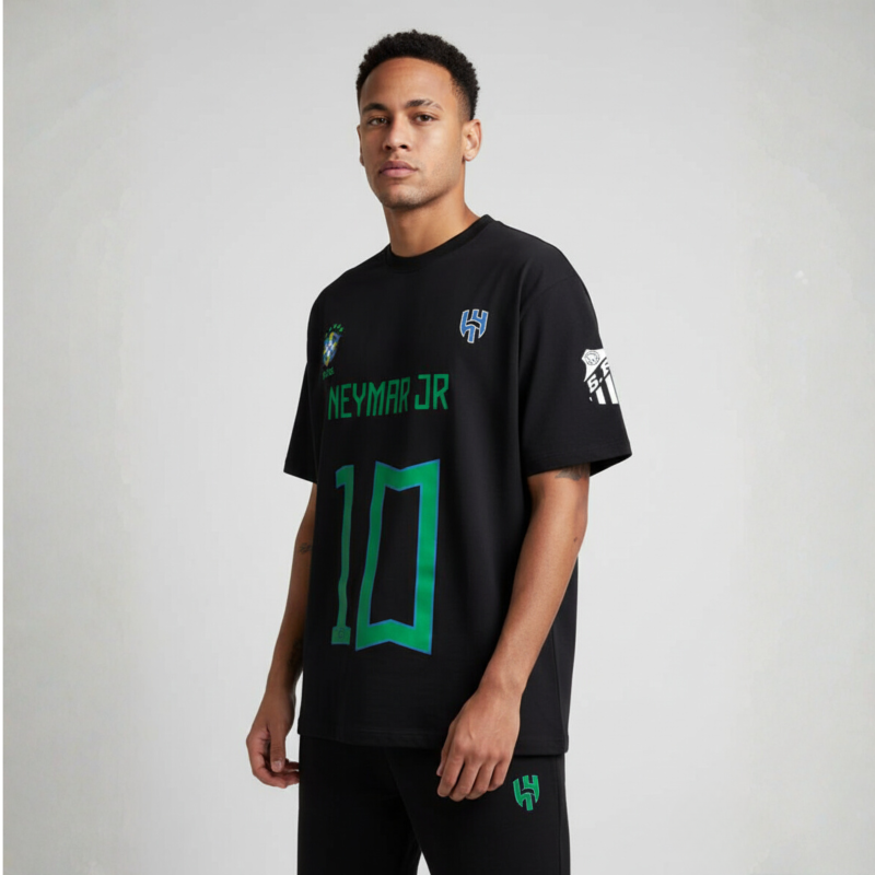 Neymar Jr Graphic Print T-Shirt – Premium Cotton