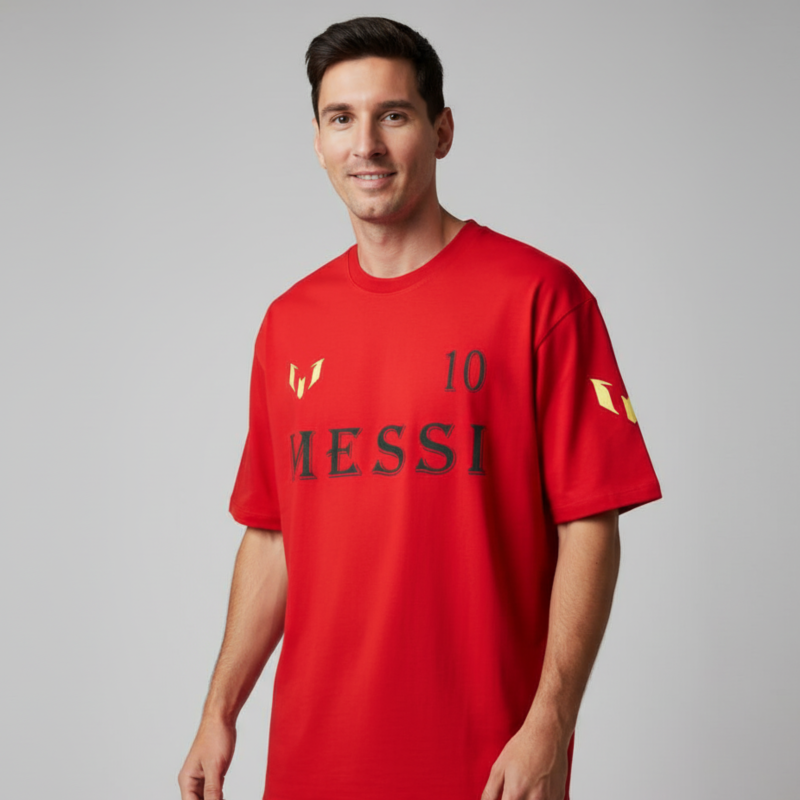 Lionel Messi Graphic Print T-Shirt – Premium Cotton